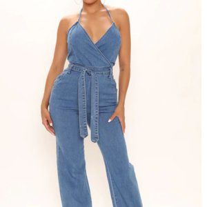 Natalie Denim Jumpsuit - Denim